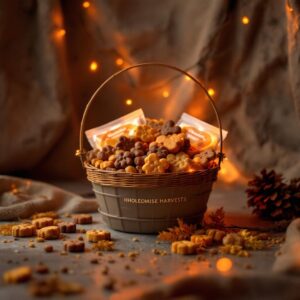 Wholesome Harvest Treats Basket